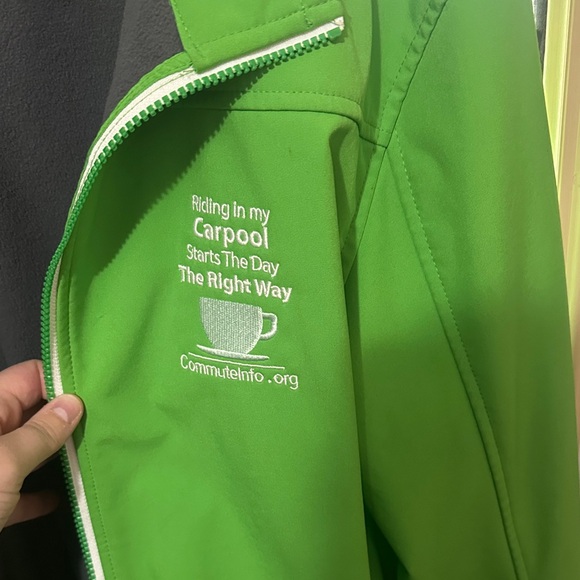 Green Softshell Jacket - Picture 3 of 5